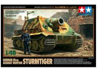 32591 Tamiya Немецкая 38 см. мортира "Sturmtiger" с 1 фигурой (1:48)