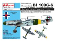 AZ7625 AZ Model Немецкий истребитель Messerschmitt Bf 109G-6 (1:72)