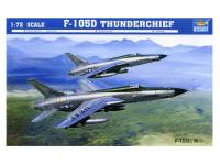 01617 Trumpeter Американский истребитель-бомбардировщик F-105D Thunderchief (1:72)