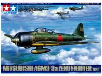 61108 Tamiya Японский истребитель Mitsubishi A6M3/3a (ZEKE), с четырьмя фигурами пилотов (1:48)