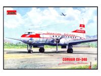 Rod334 Roden Пассажирский самолет Convair CV-340 (1:144)