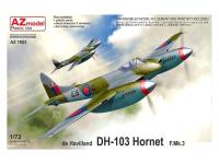 AZ7653 AZ Model Британский истребитель DH-103 Hornet F.Mk.3 (1:72)