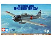 60784 Tamiya Японский палубный истребитель Mitsubishi A6M3 Zero Fighter (1:72)