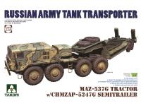 5004 Takom МАЗ-537Г с полуприцепом ЧМЗАП-5247Г (1:72)