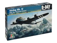 1350 Italeri Британский самолет Stirling Mk.IV Glider-Tug (1:72)