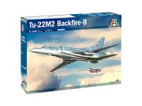 1440 Italeri Советский самолёт TU-22M2 Backfire (1:72)