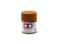 X-34 Metallic Brown, acrylic paint mini 10 ml. (Коричневый металлик) Tamiya 81534