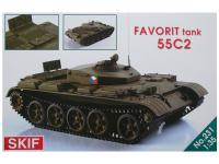 SK-231 SKIF Чешский учебный танк 55С2 "Фаворит" (1:35)