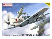 AZ7658 AZ Model Немецкий истребитель Bf-109 E-3 "Battle of Britain" (1:72)