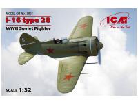 32002 ICM И-16 тип 28, Советский истребитель ІІ МВ (1:32)