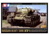 32535 Tamiya Советский тяжелый танк КВ-1, с 76,2 мм. пушкой. обр.1940 г. (1:48)