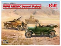 DS3510 ICM «Пустынный патруль» ANZAC (Model T LCP, Utility, Touring) (1:35)