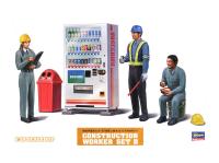 66006 Hasegawa Набор строителей "Construction worker SET B" (1:35)