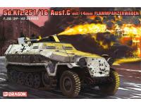 6864 Dragon Немецкий БТР Sd.Kfz.251/16 Ausf.C mit 14mm Flammpanzerwagen (1:35)