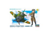 60118 Hasegawa Самолет Egg plane Zero Fighter