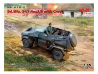 35111 ICM Немецкий бронеавтомобиль Sd.Kfz. 247 Ausf.B с экипажем (1:35)