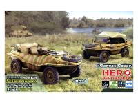 H35003 Freedom Model Kits Автомобиль German Pkw.K2s Schwimmwagen Type 166 2в1 (1:35)