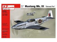 AZ7568 AZ Model Истребитель Mustang Mk.III "Dorsal fin" (1:72)