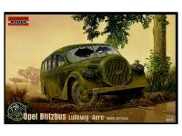 Rod728 Roden Немецкий автобус Blitzbus Ludewig "Aero" (WWII service) (1:72)