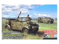 H35005 Freedom Model Kits German PKW Typ k1 Kubelwagen Type 82 + MG34 (2в1) (1:35)