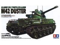 35161 Tamiya Американская ЗСУ M42 Duster с двумя 40 мм. пушками. 1953г. (1:35)