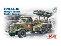 72581 ICM БM-14-16, реактивная система залпового огня на базе Зил-157 (1:72)