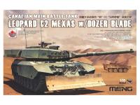 TS-041 Meng Канадский ОБТ Leopard C2 Mexas с бульдозерным отвалом (1:35)