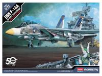 12563 Academy Американский палубный истребитель F-14A VF-143 "Pukin Dogs" (1:72)