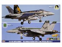 52143 Hasegawa Истребитель F/A-18E Super Hornet "USS Ronald Reagan" CVW-5 CAG Special (1:72)