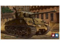 35346 Tamiya Американский средний танк M4A3E8 Sherman с фигурой командира (1:35)