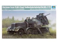 09513 Trumpeter Немецкая самоходная зенитная установка Sd.Kfz.7/2 с 5 cm/ Flak 41 (1:35)