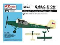 AZ7637 AZ Model Самолет Mraz K-65/C-5 "In Czechoslovak Service" (1:72)