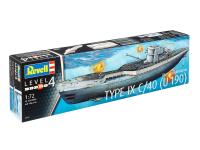 05133 Revell Немецкая подводная лодка Type IX C/40 (U-190) (1:72)