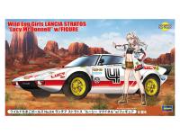 52328 Hasegawa Автомобиль с фигуркой Wild Egg Girls Lancia (1:24)