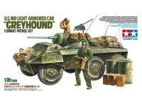 25196 Tamiya Американский бронеавтомобиль M8 Light Armored Car "Greyhound" (1:35)