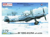 AZ7614 AZ Model Немецкий истребитель Bf-109 G-6/U4/N (1:72)