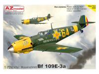 AZ7671 AZ Model Истребитель BF 109E-3a "In Romanian Service" (1:72)