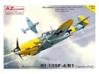 AZ7687 AZ Model Немецкий истребитель Bf-109 F-4/R1 "Cannon Pod" (1:72)