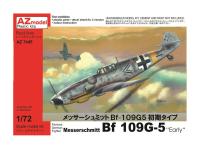 AZ7445 AZ Model Немецкий истребитель Messerschmitt Bf 109G-5 "Early" (1:72)