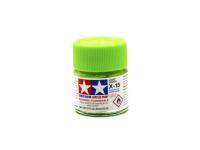 X-15 Light Green gloss, acrylic paint mini 10 ml. (Светлый зелёный глянцевый) Tamiya 81515