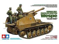 35358 Tamiya Немецкая самоходная гаубица Wespe «Итальянский фронт» с 4-мя фигурами (1:35)