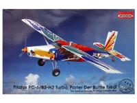 Rod444 Roden Легкий многоцелевой самолет Pilatus PC-6/B1-H2 Turbo-Porter Der Bunte Fredi (1:48)