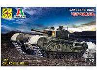 307243 Моделист Танк Черчилль. Серия:танки ленд-лиза (1:72)