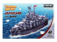 WB-007 Meng Корабль Cleveland серия Warship Builder