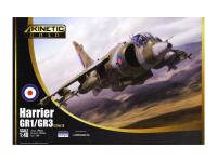 K48060 Kinetic Британский истребитель Harrier GR1/GR3 (1:48)