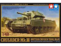 32555 Tamiya английский крейсерский танк Crusader Mk.III/Mk.IV (1:48)