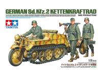 35377 Tamiya Немецкий гусеничный мотоцикл Sd.Kfz.2 Kettenkraftrad (1:35)