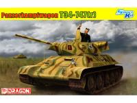 6449 Dragon Немецкий танк Panzerkampfwagen T34-747 (r)обр. 1942 (поздняя модификация) (1:35)