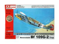 AZ7467 AZ Model Немецкий истребитель Messerschmitt Bf 109G-2 "Trop" (1:72)