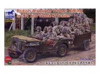 CB35169 Bronco Британские парашютисты на внедорожнике 1/4 Ton Truck с прицепом (1:35)